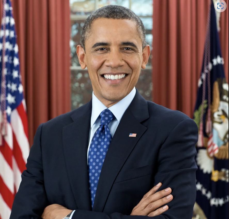 Barack Obama portrait statue  3D print model_5