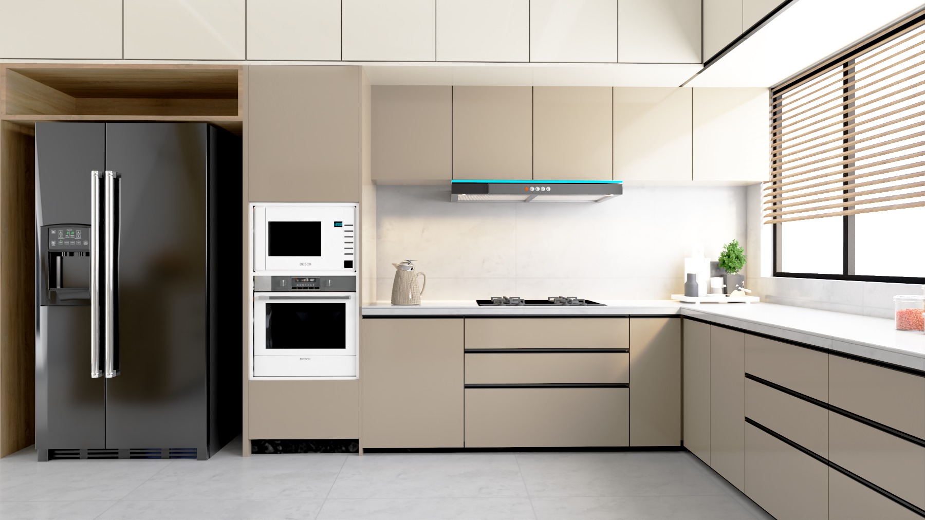 Modern Kitchen Free 3D model_3