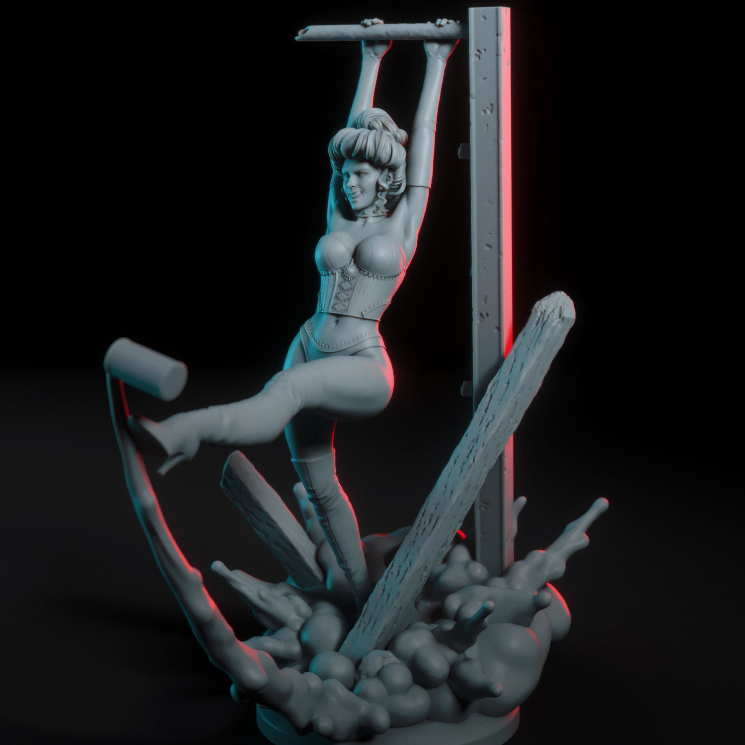 Eva the troublemaker 3D print model_9