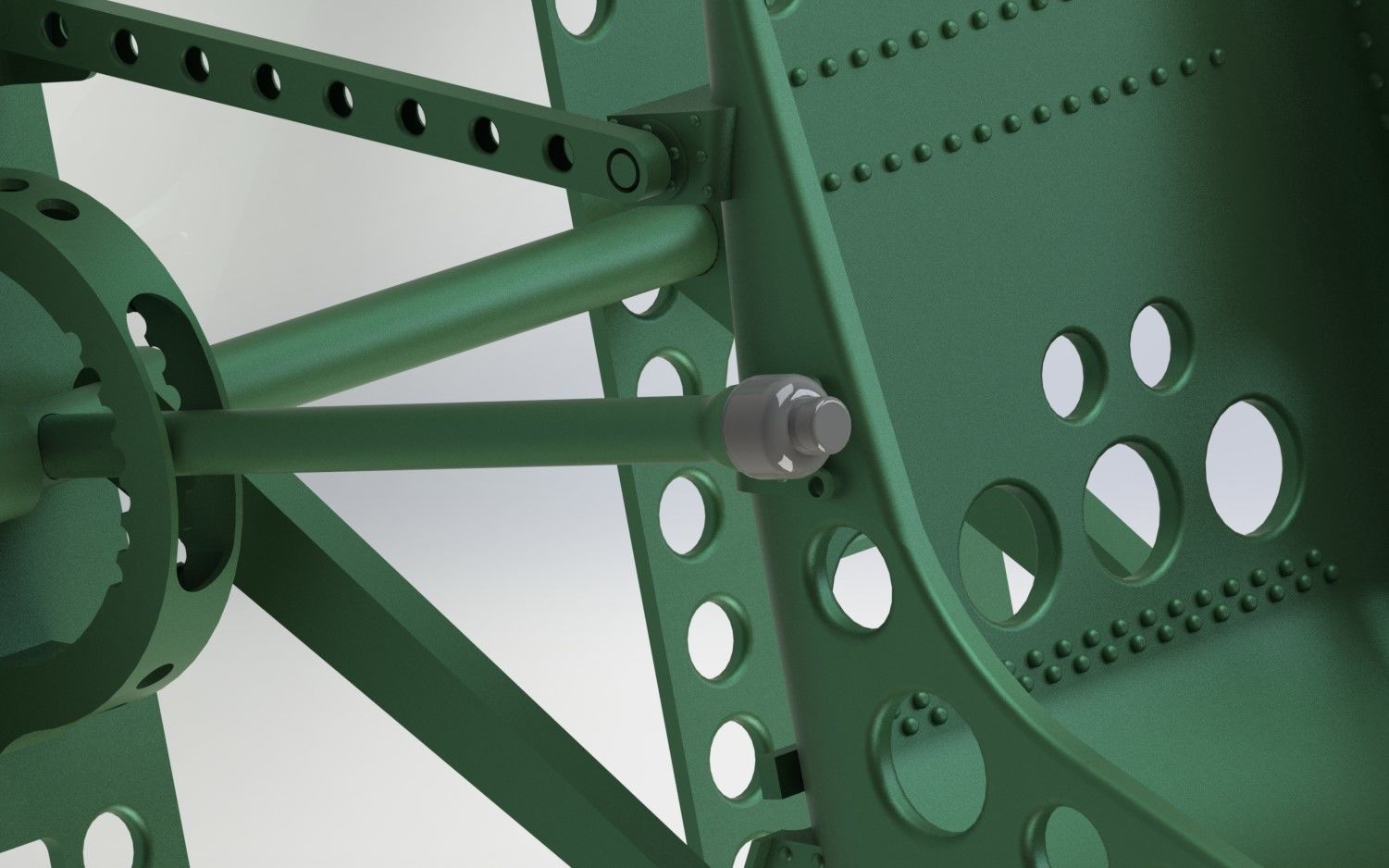 Mitsubishi A6M Zero Cockpit 3D print model_15