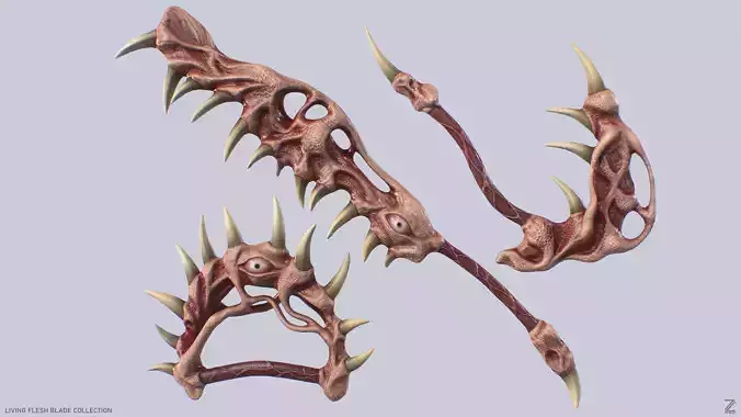 Living flesh blade collection 