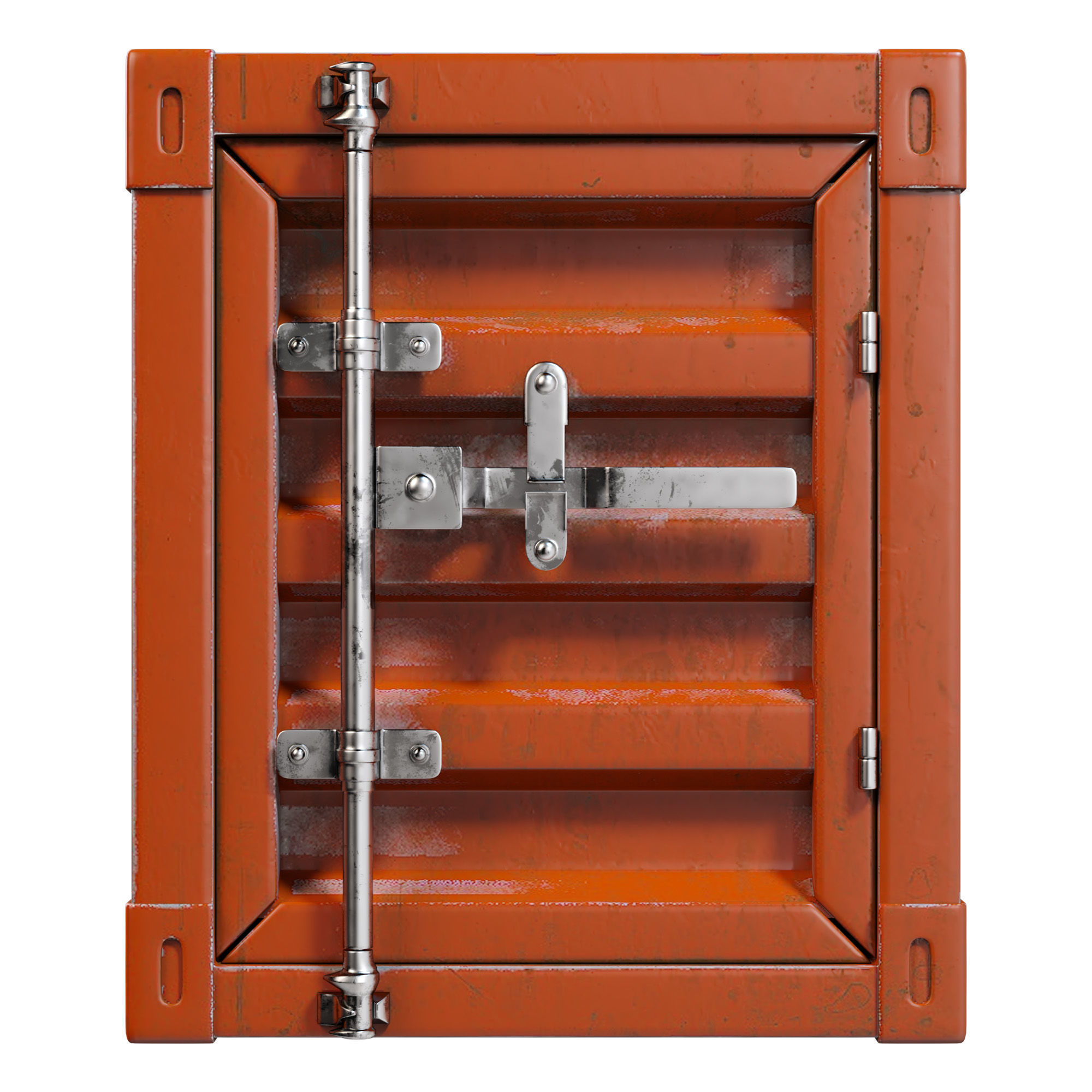 Ikeive Container Side Table Low-poly 3D model_2