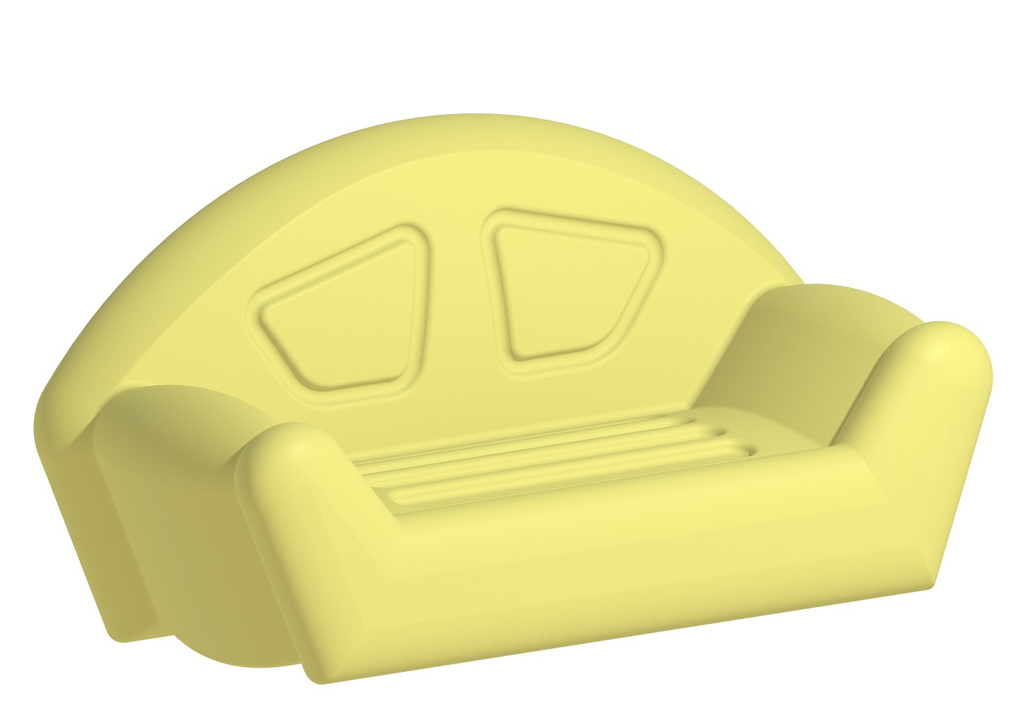 Premium Inflatable Sofa 3D print model_1