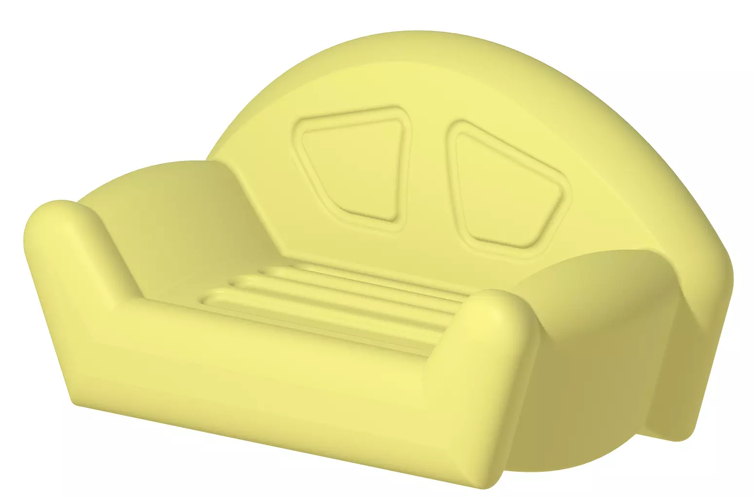 Premium Inflatable Sofa 3D print model_0