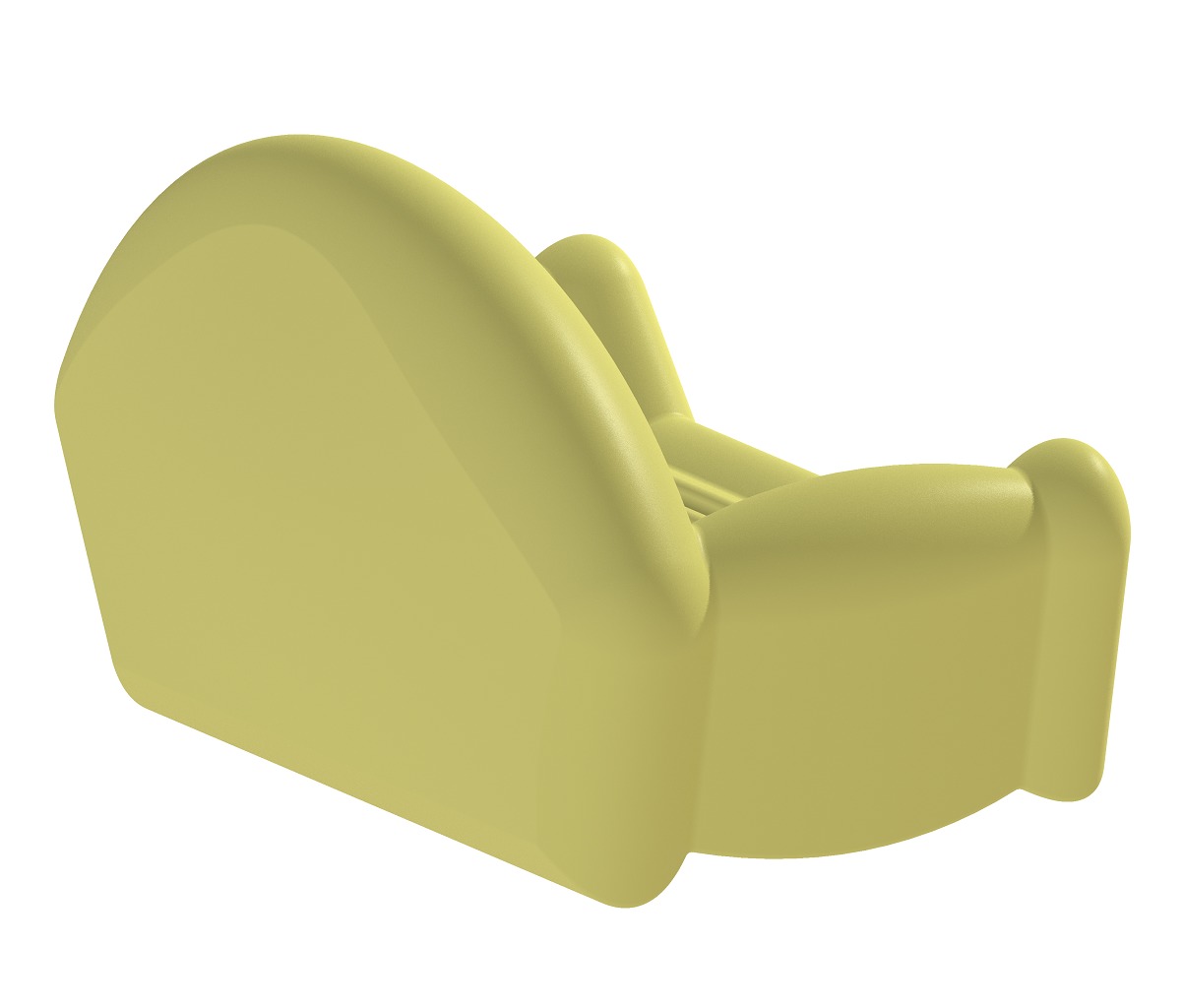 Premium Inflatable Sofa 3D print model_3