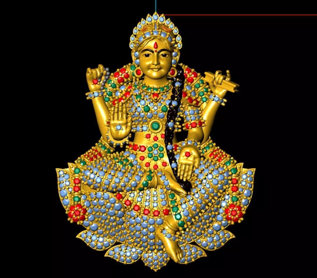 Bala amman Balambikai Amman 3D print model