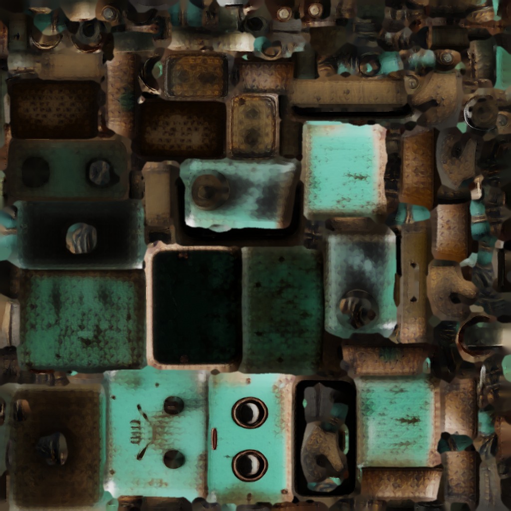 Retro Futuristic Robot 3D Model 3D model_11