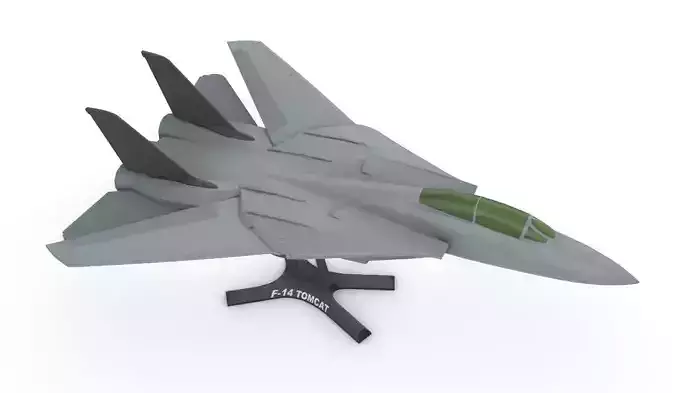 F-14 Tomcat  wing movable 3D print model