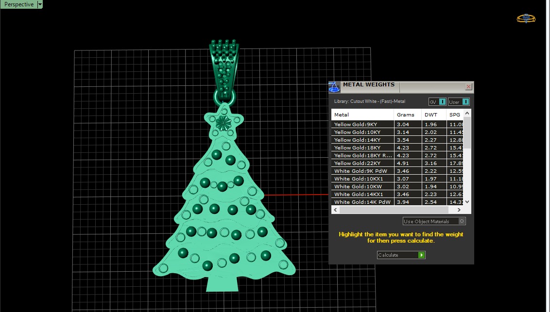 CHRISTMAS TREE PENDANT 3D PRINTABLE MODEL 3D print model_2