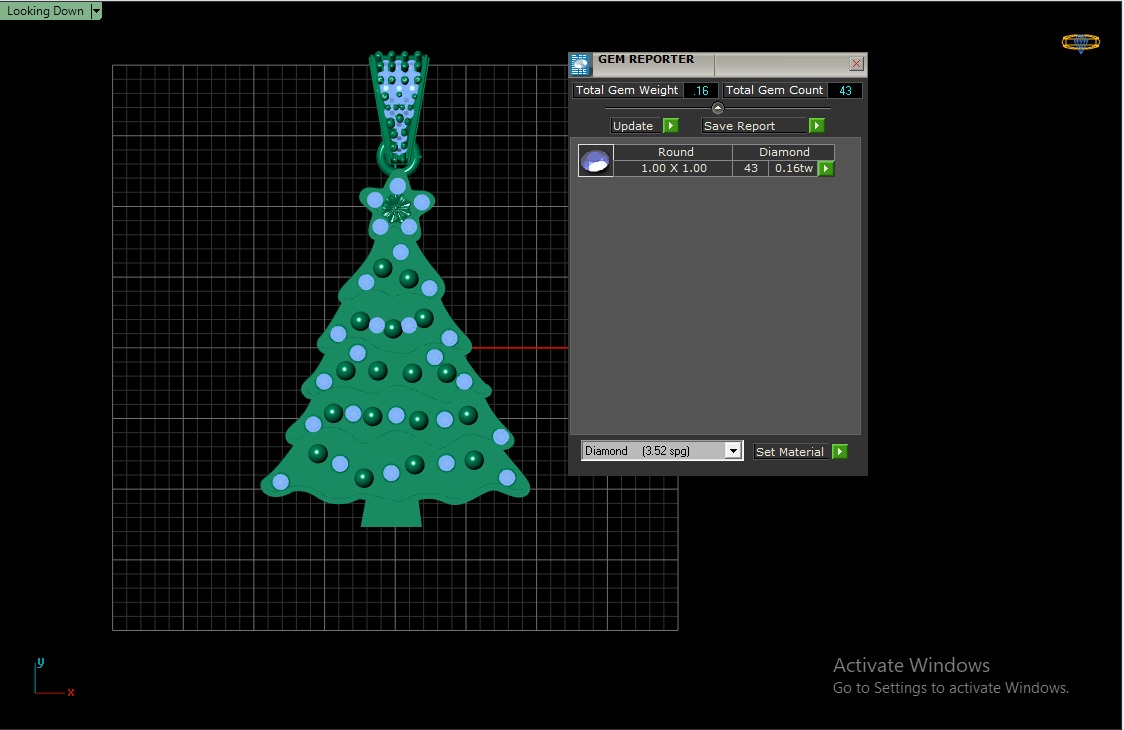 CHRISTMAS TREE PENDANT 3D PRINTABLE MODEL 3D print model_5