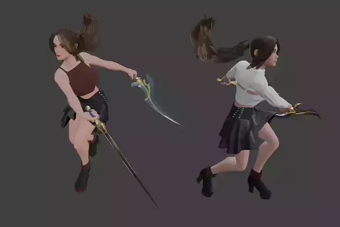Agility Dagger Girl
