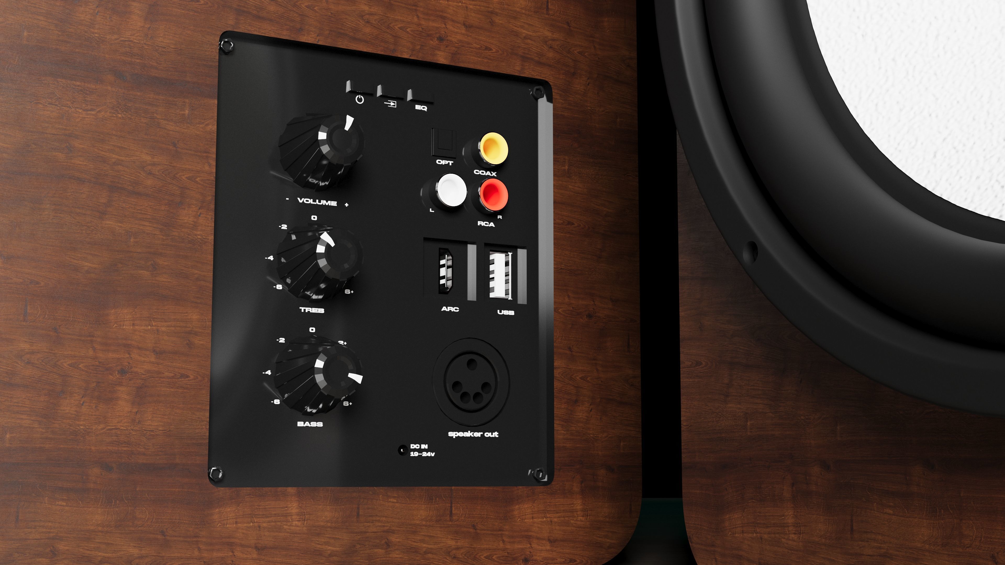 Studio Monitor Speaker  3D model_2