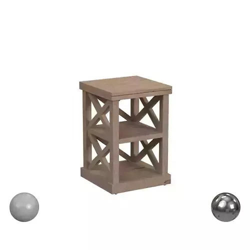 East at Main Madeline Rustic End Table