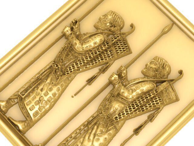 soldiers of the Imperial Guard of the Achaemenid Empire  3D model_2