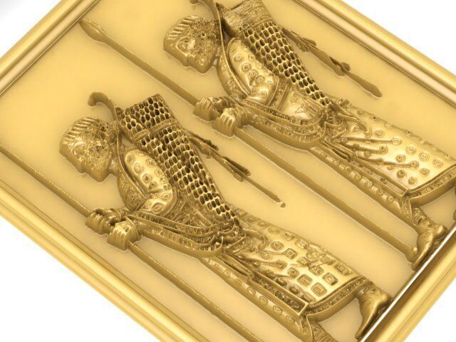 soldiers of the Imperial Guard of the Achaemenid Empire  3D model_1