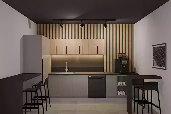 Modern Office Kitchen - EEVEE