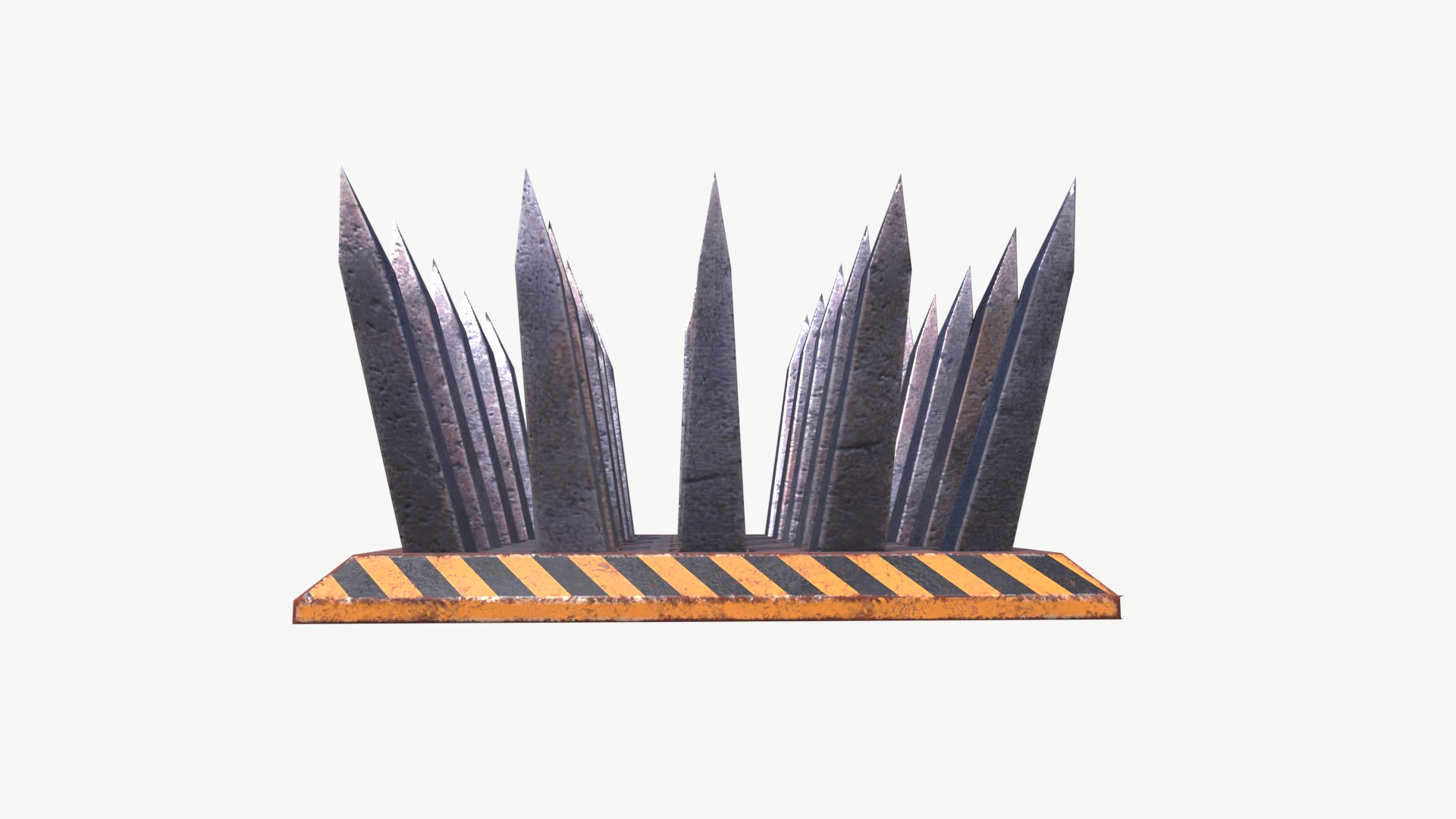 Spike Trap 3 Low-poly 3D model_5
