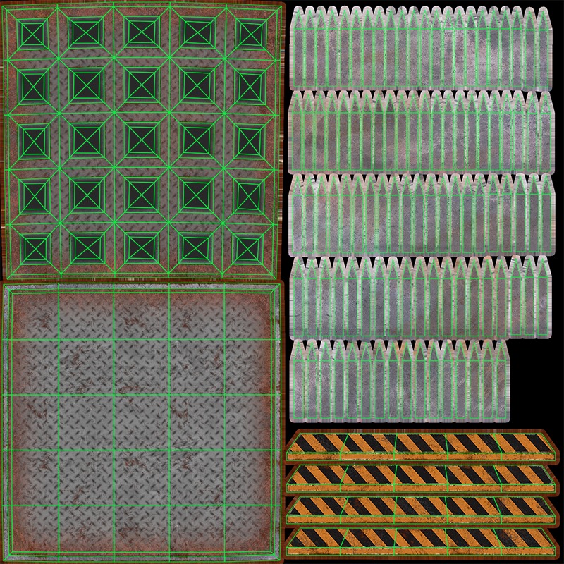 Spike Trap 3 Low-poly 3D model_14