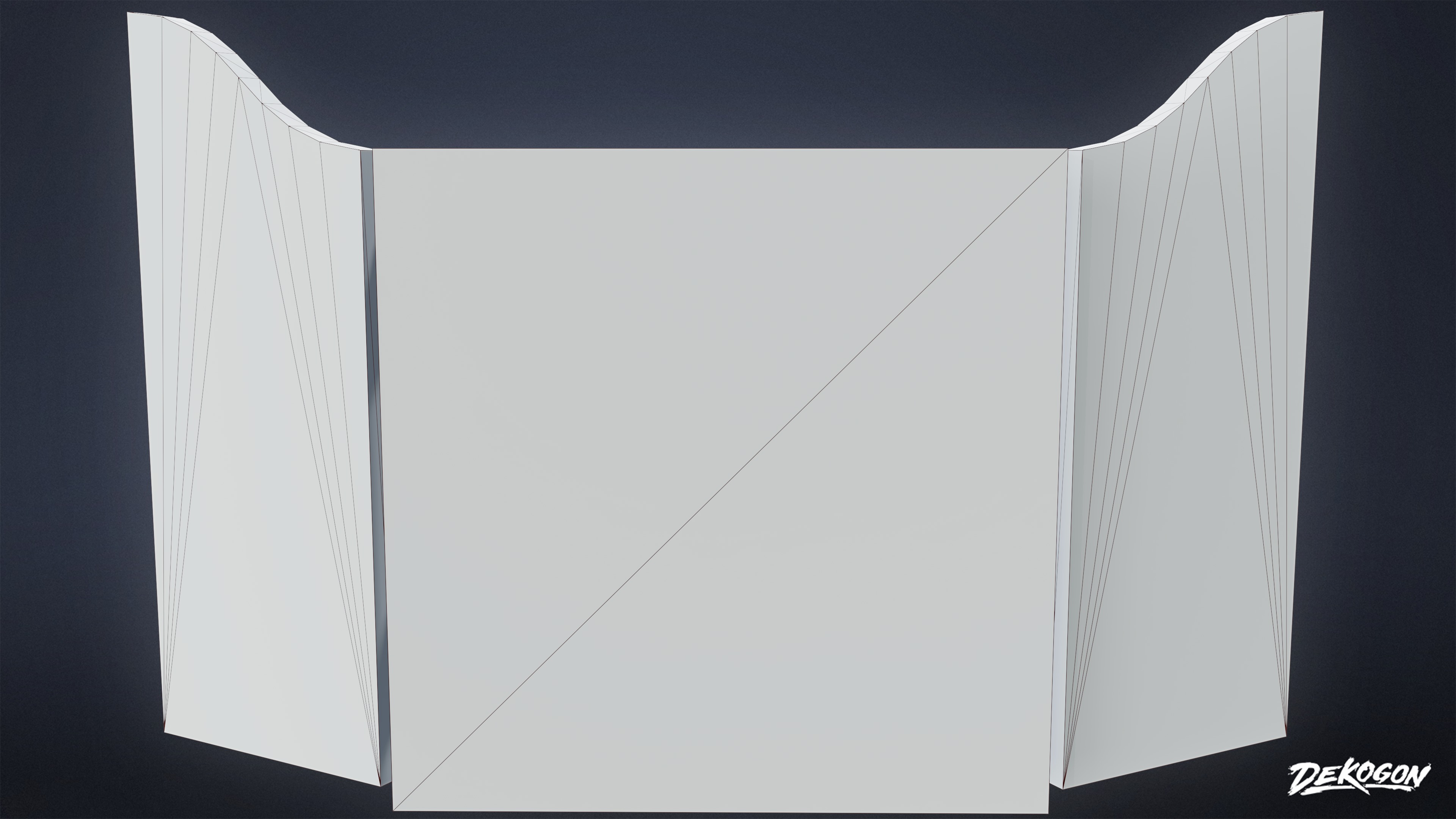 DIVE BAR - Dartboard 01 - LOW POLY Low-poly 3D model_9