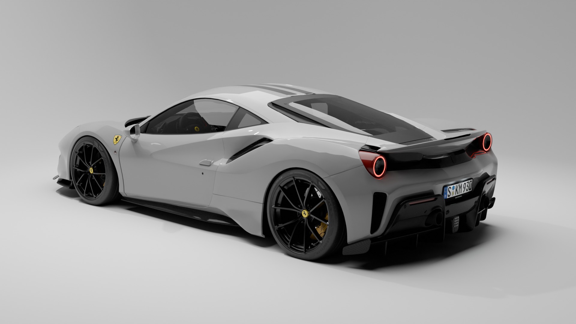 Ferrari 488 Pista 3D model_2