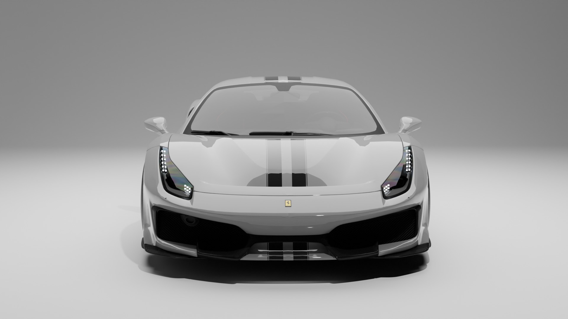 Ferrari 488 Pista 3D model_4