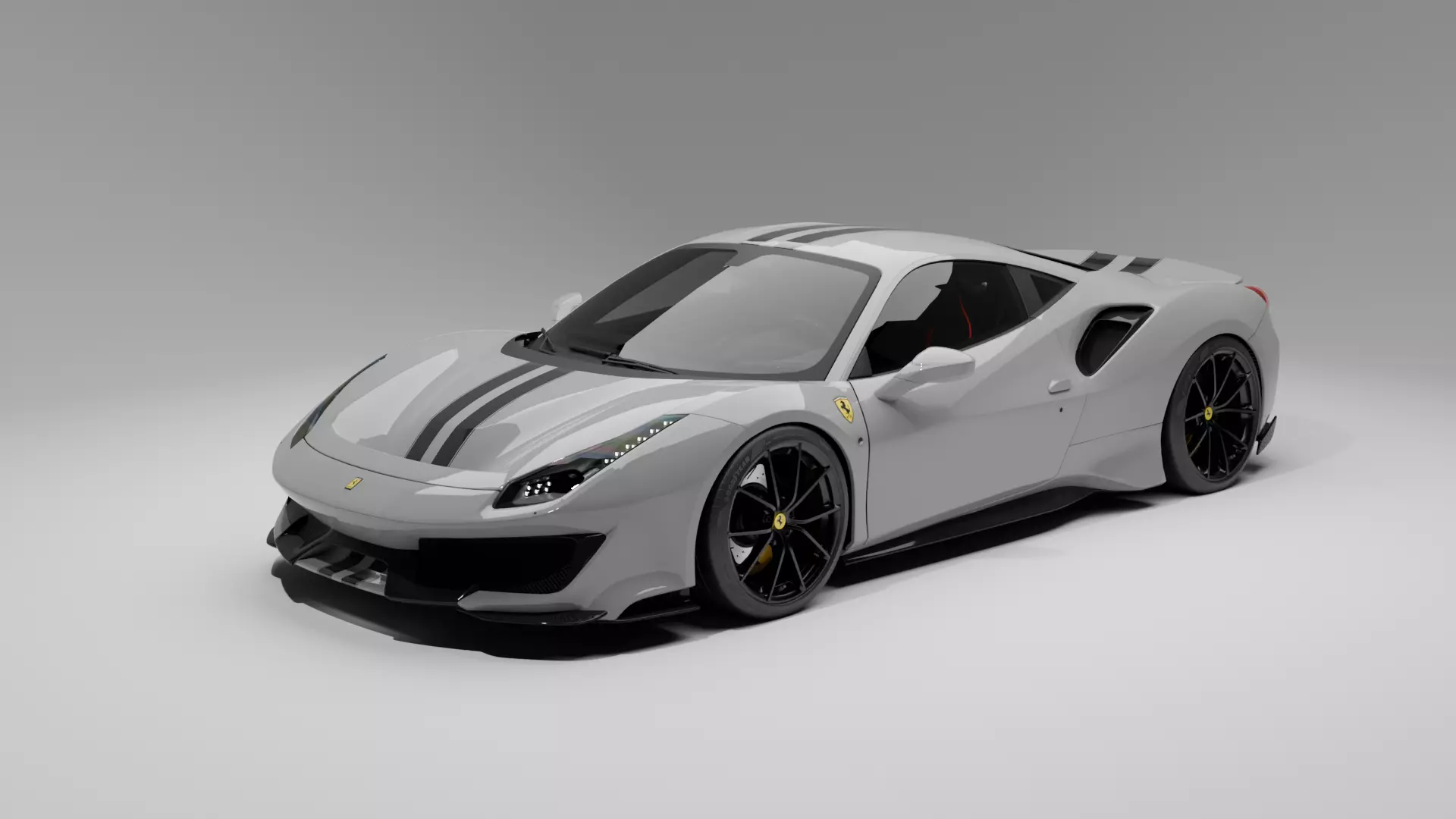 Ferrari 488 Pista 3D model_0