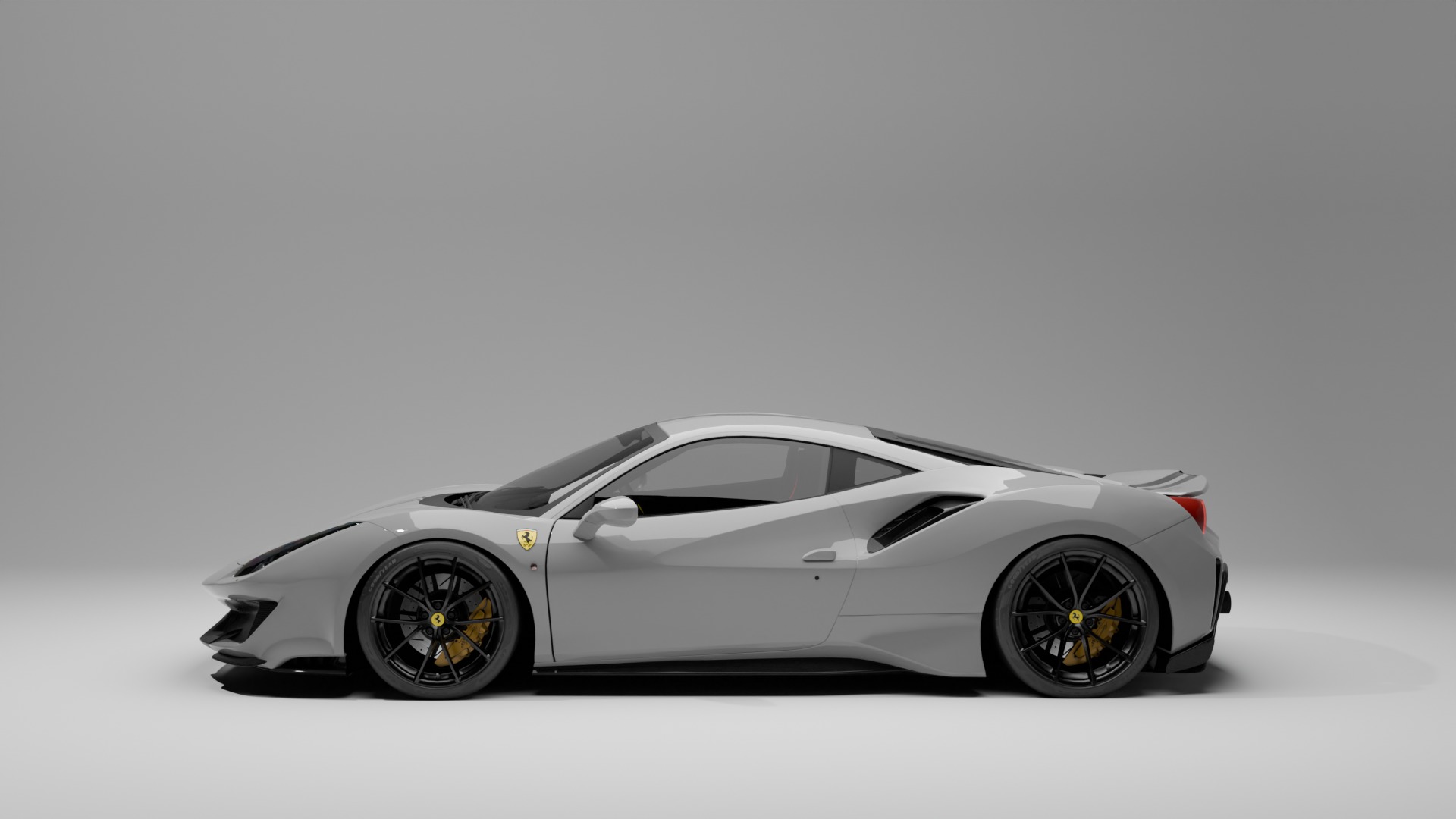 Ferrari 488 Pista 3D model_1