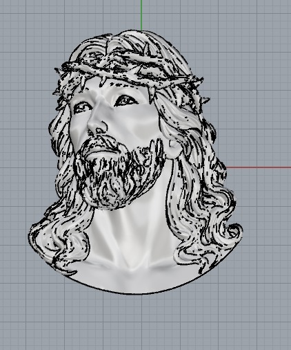 JESUS  3D print model_2