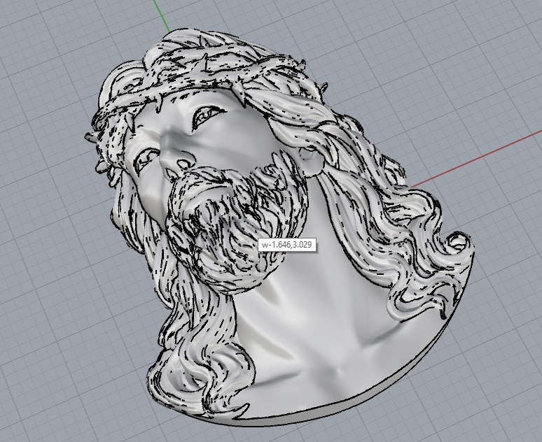 JESUS  3D print model_3