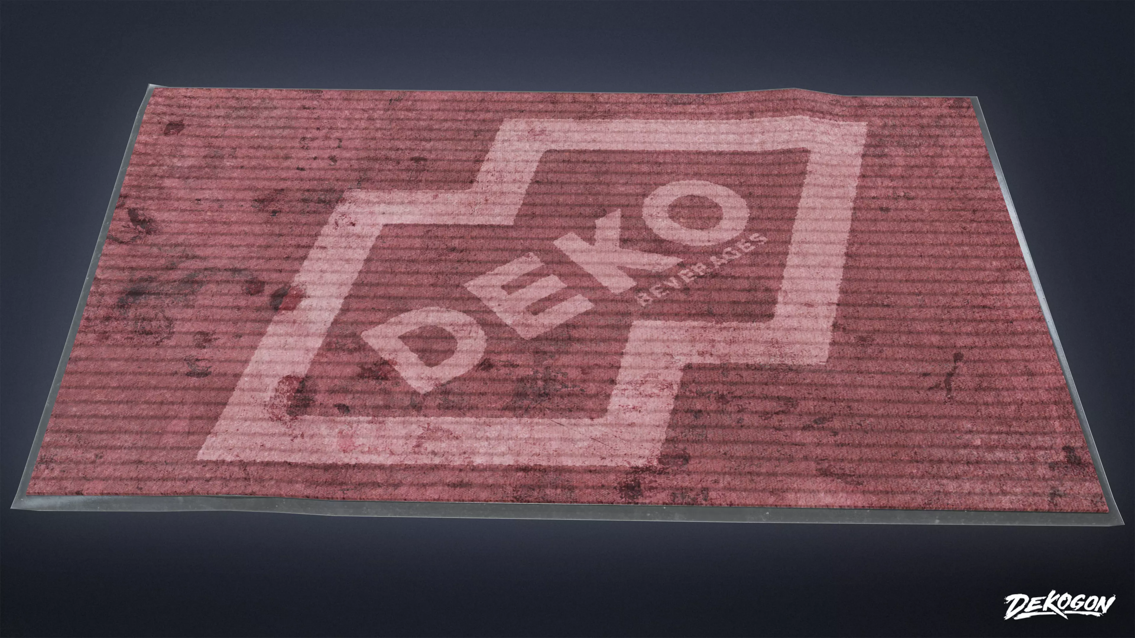 DIVE BAR - Doormat 01 - LOW POLY Low-poly 3D model