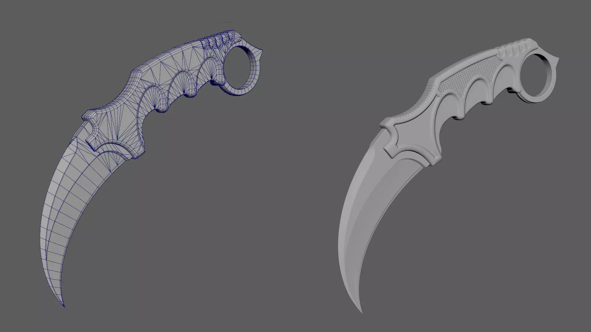 karambit 3D print model