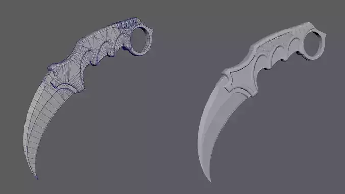 karambit  3D print model