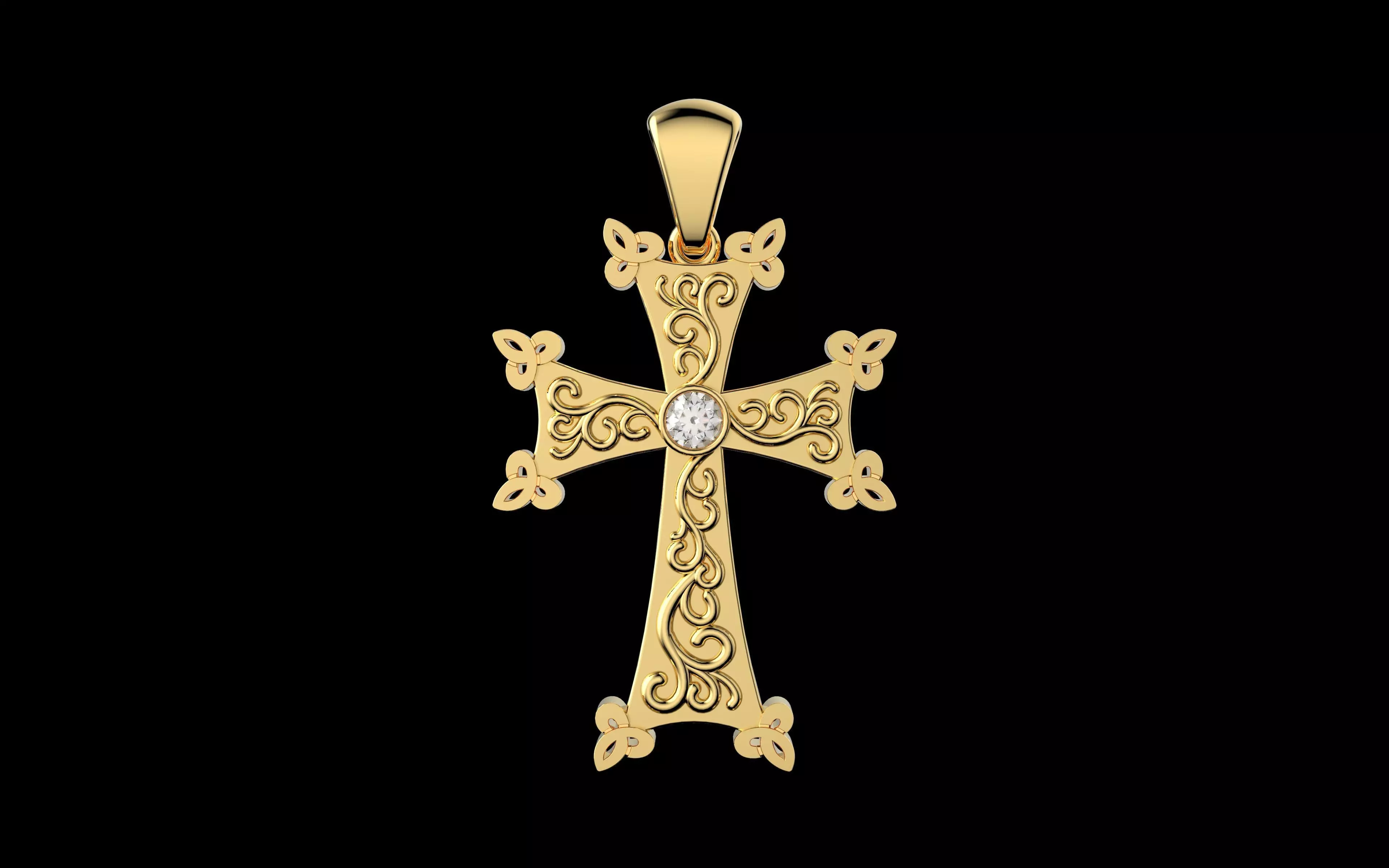 Gold N1239 3D print model_0