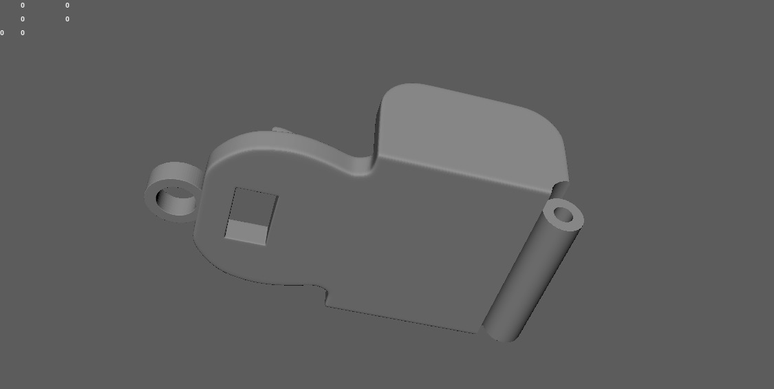 Multi-Purpose Hair Clip Keychain 3D print model_8