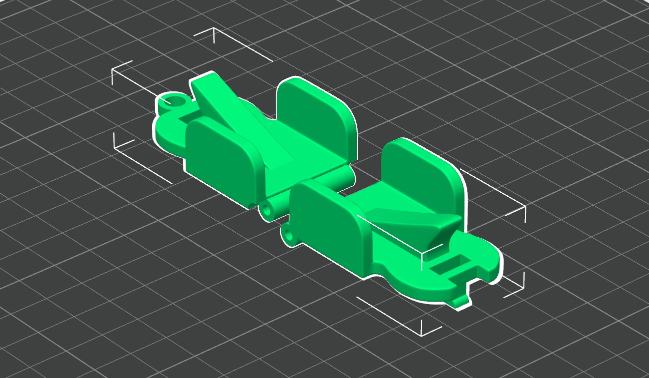 Multi-Purpose Hair Clip Keychain 3D print model_6