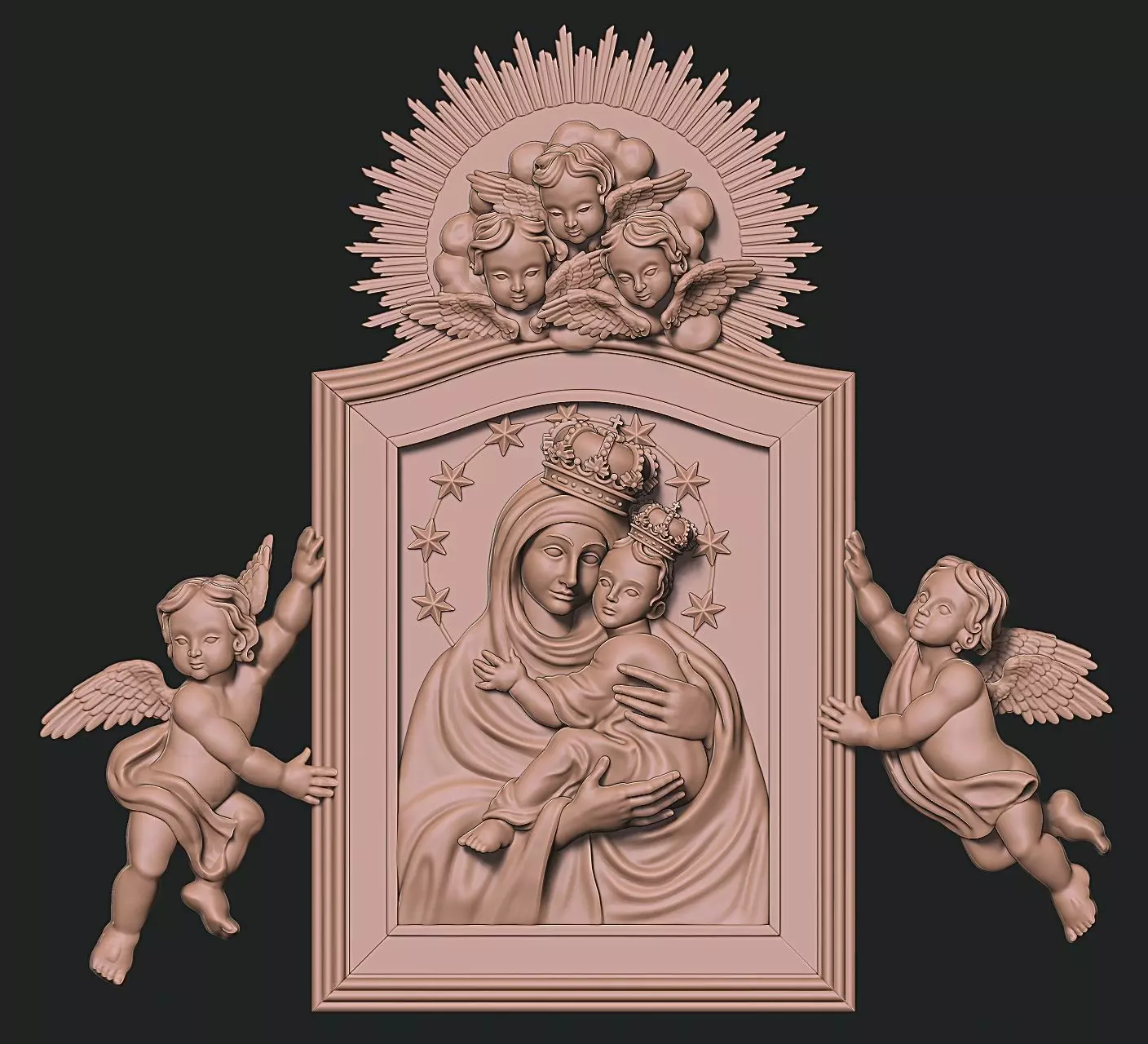 Virgin Mary - Virgen Maria - Madonna 3D print model
