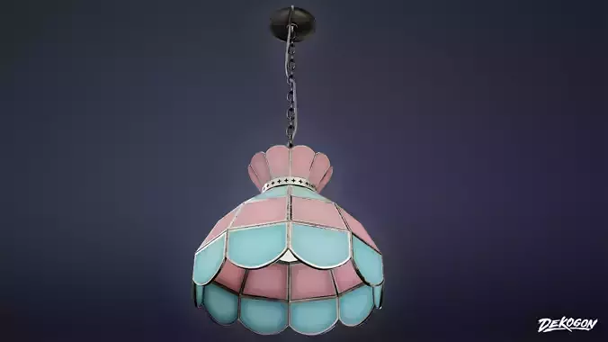 DIVE BAR - Hanging Light 01 - LOW POLY