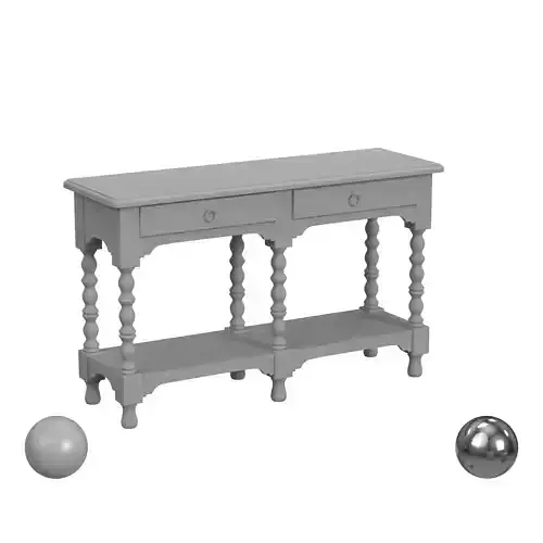 Flexsteel Plymouth Sofa Table 3D model