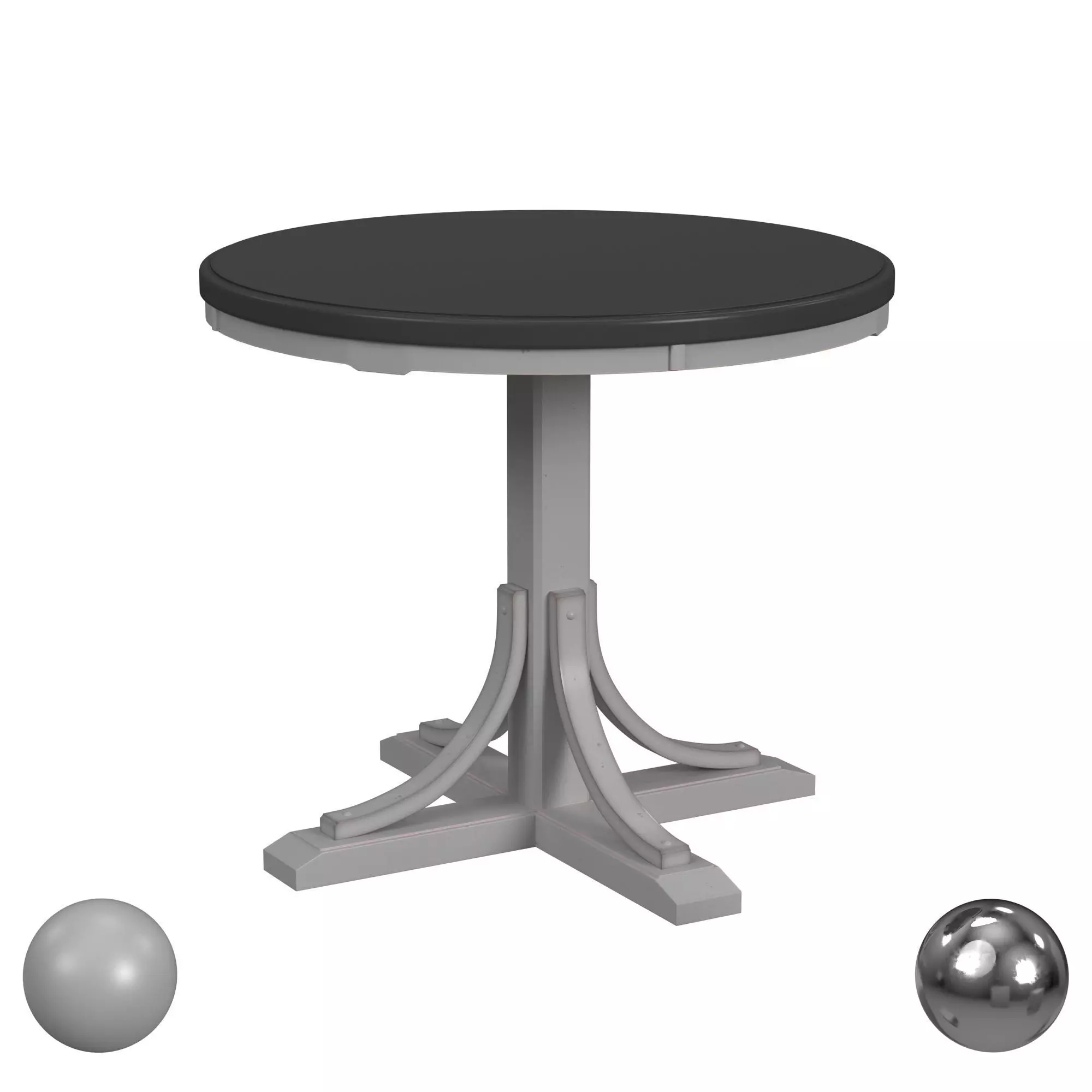 Hillsdale Furniture Counter Height Round Dining Table 3D model_0