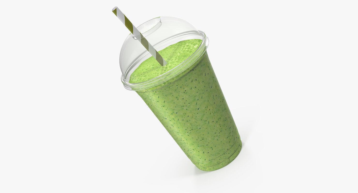  Kiwi Smoothie 3D model_1