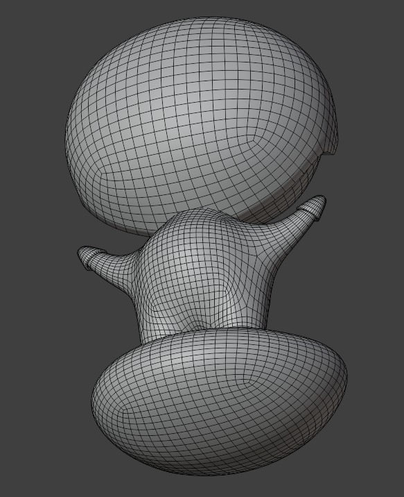 Cartoon Penguin 3D model_6