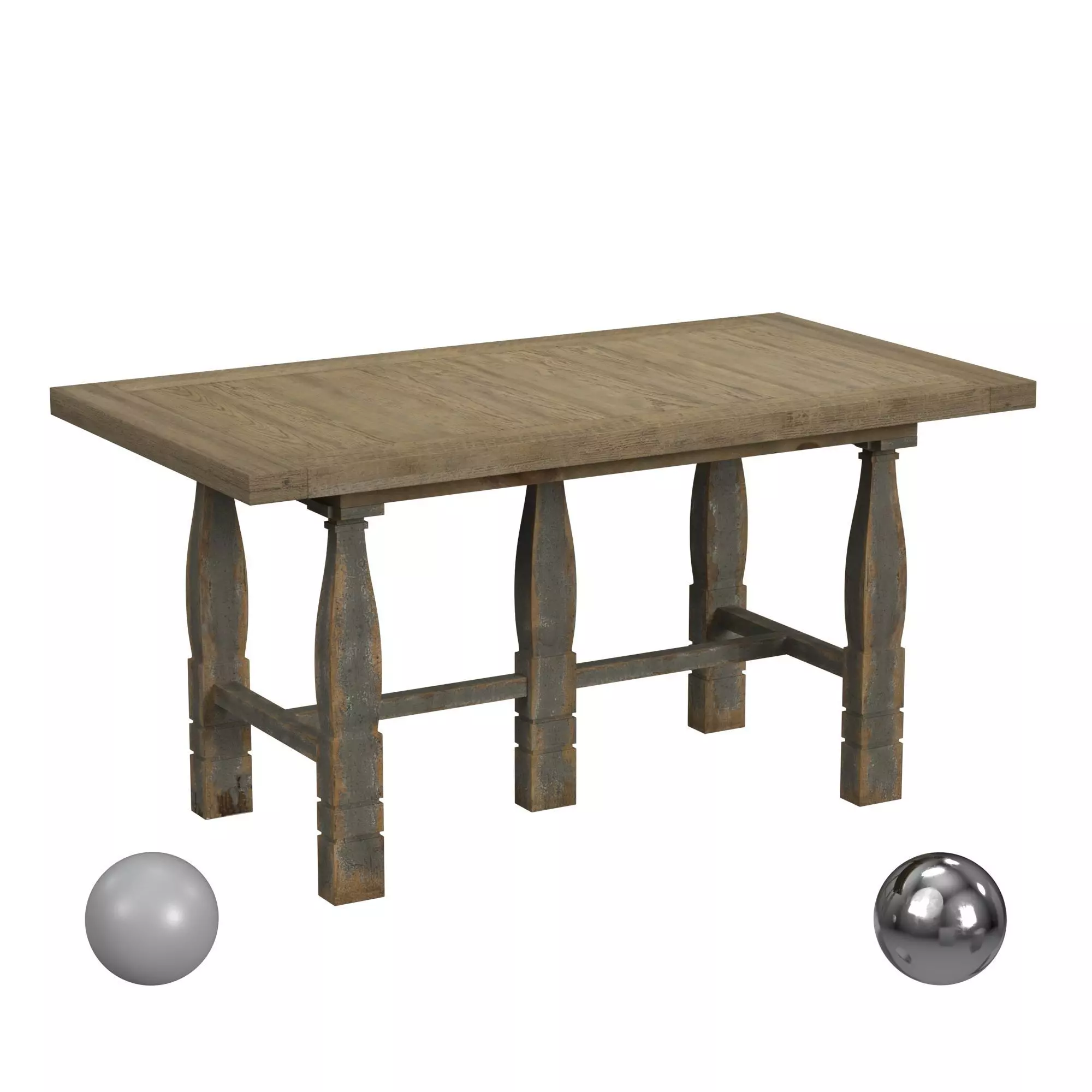 Hooker Furniture Ciao Bella Friendship Table 3D model_0