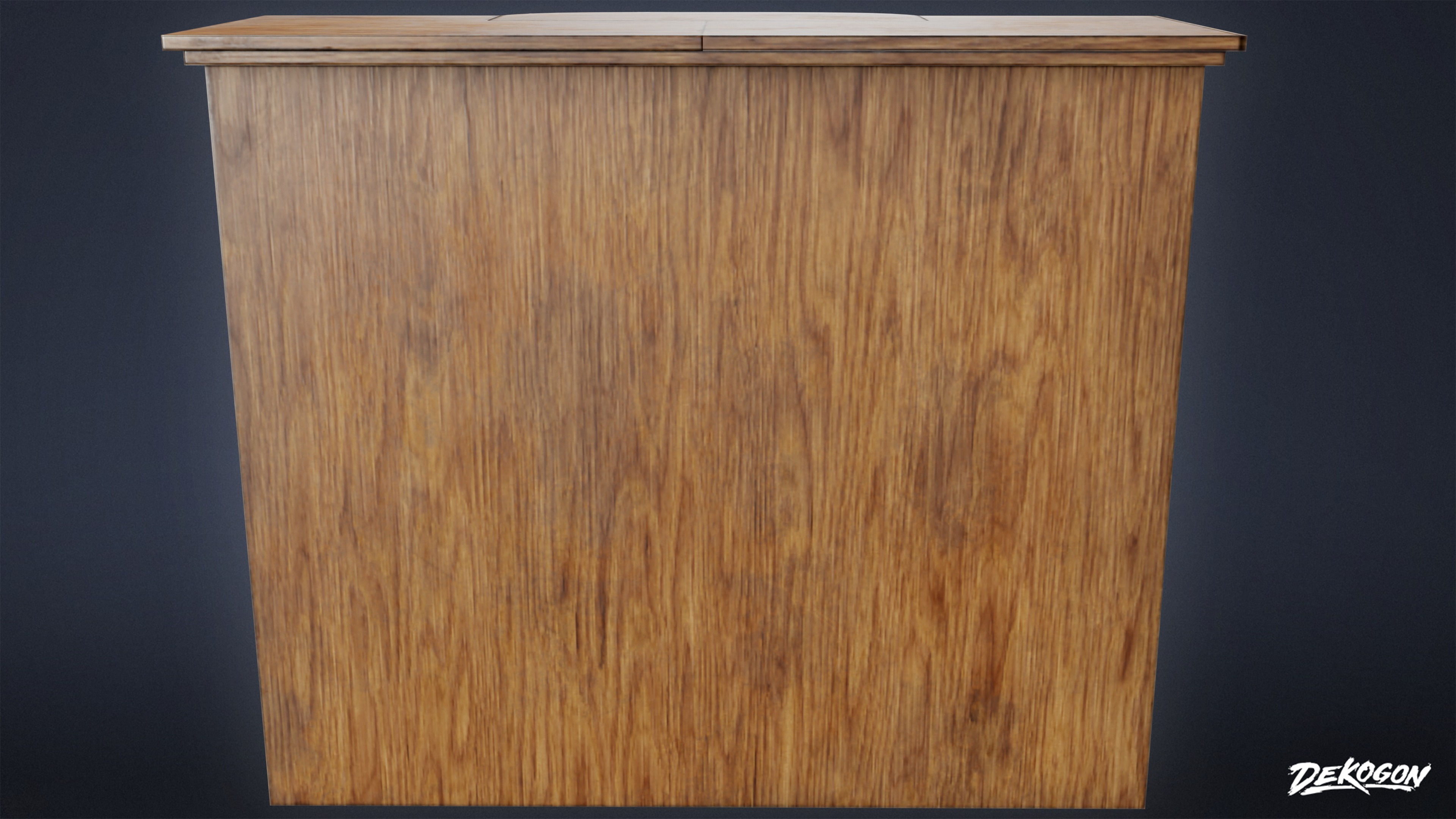 DIVE BAR - Liquor Cabinet 01 - LOW POLY Low-poly 3D model_3