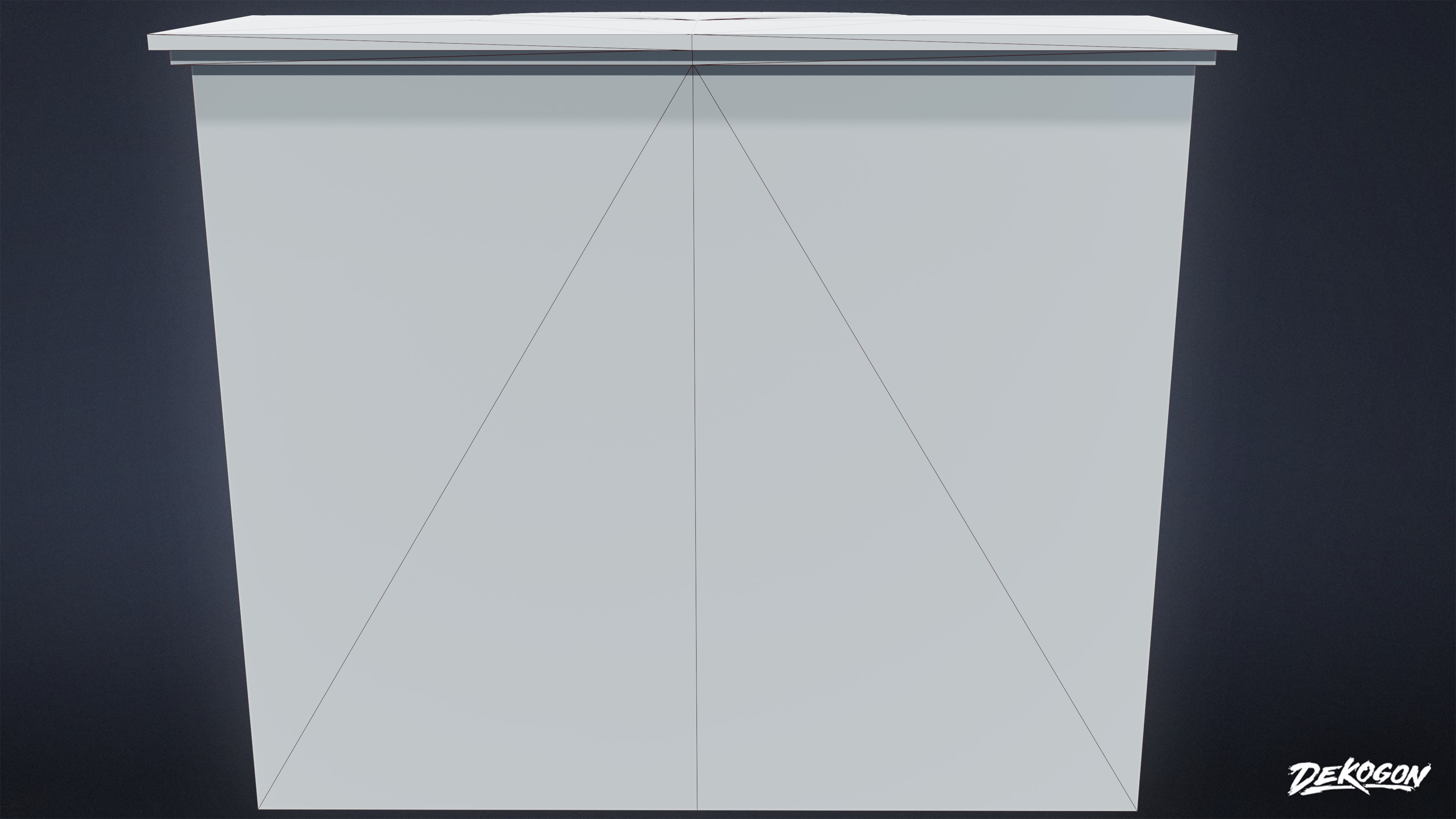 DIVE BAR - Liquor Cabinet 01 - LOW POLY Low-poly 3D model_9