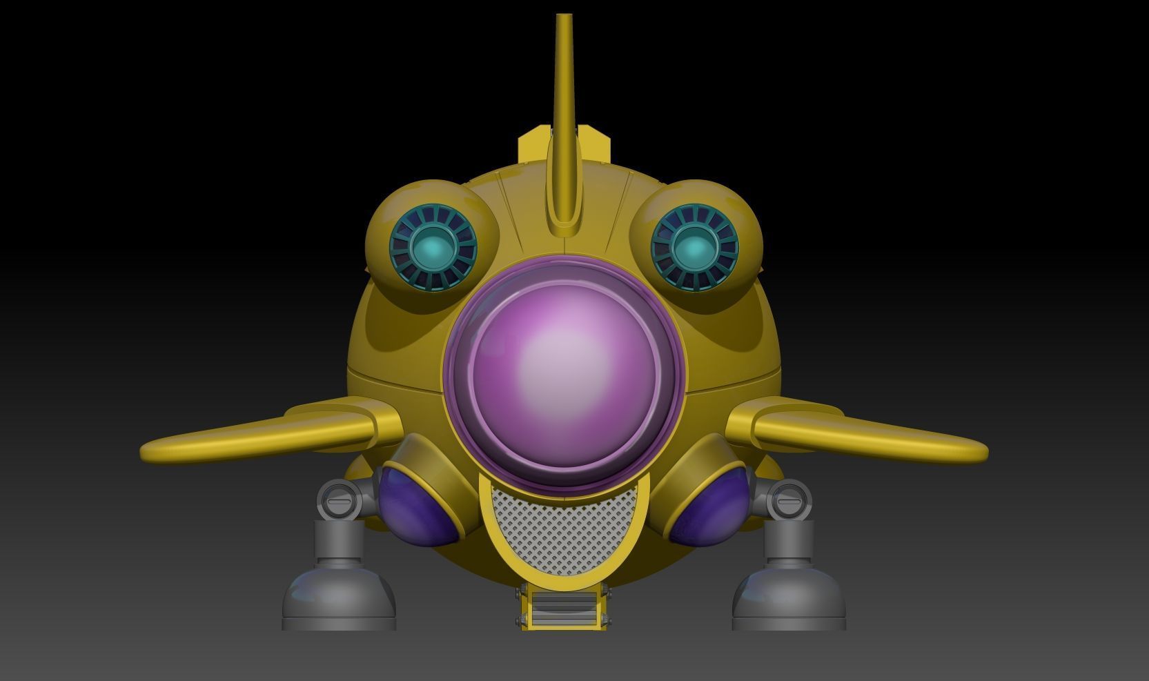 fan-art Dragon Ball Shf Bulma 991 Airship  model kit 3D print model_5