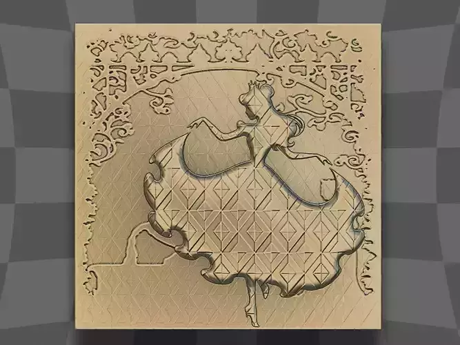 Princess for 3D printing and CNC 3D print model