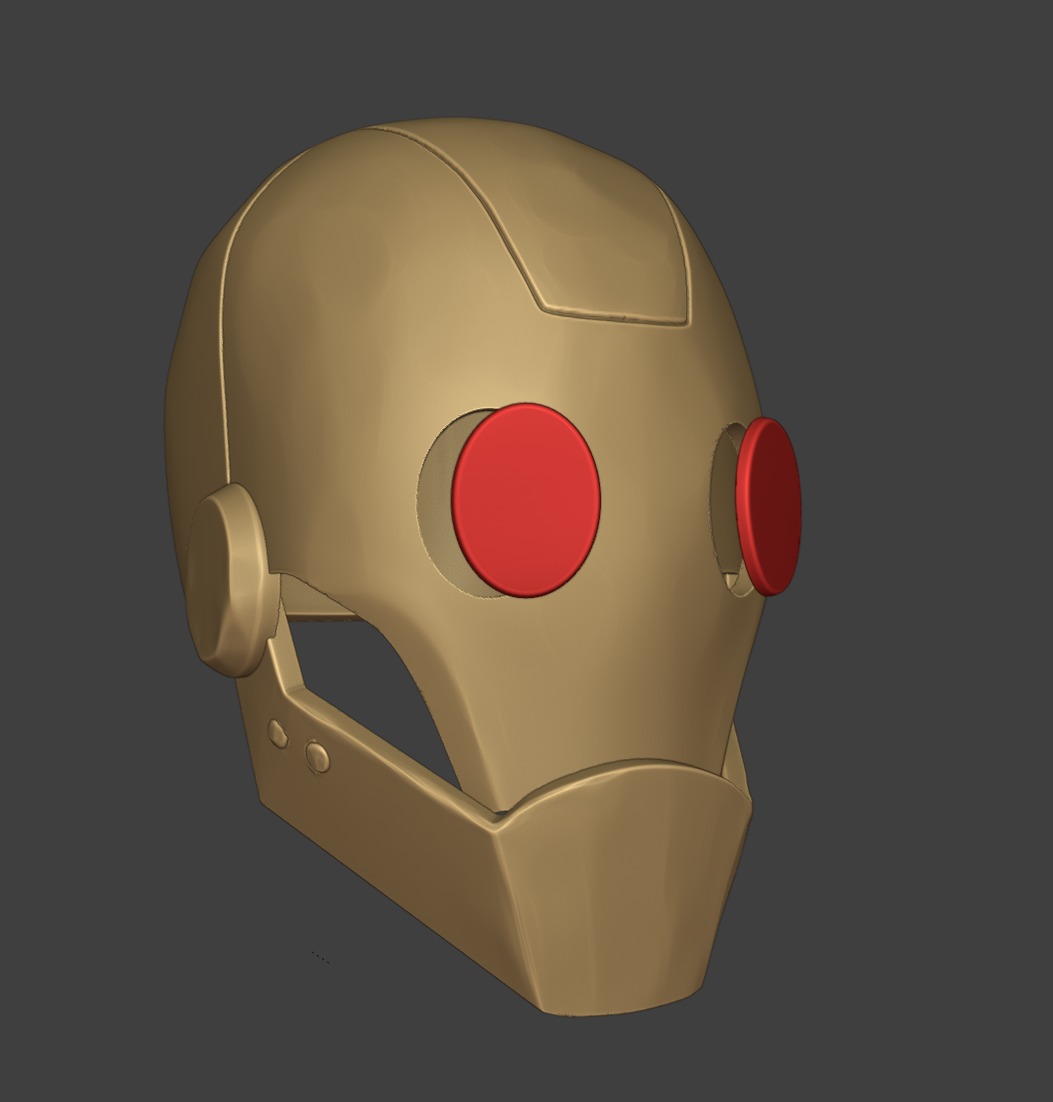 GI robot mask  Creature Commandos show  3D print model_3