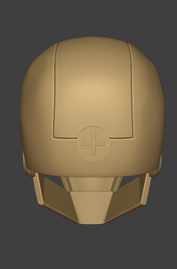 GI robot mask  Creature Commandos show  3D print model_7