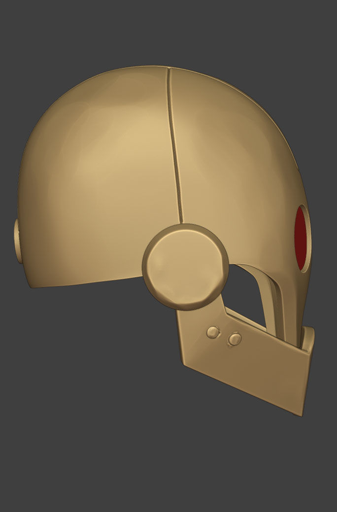 GI robot mask  Creature Commandos show  3D print model_9