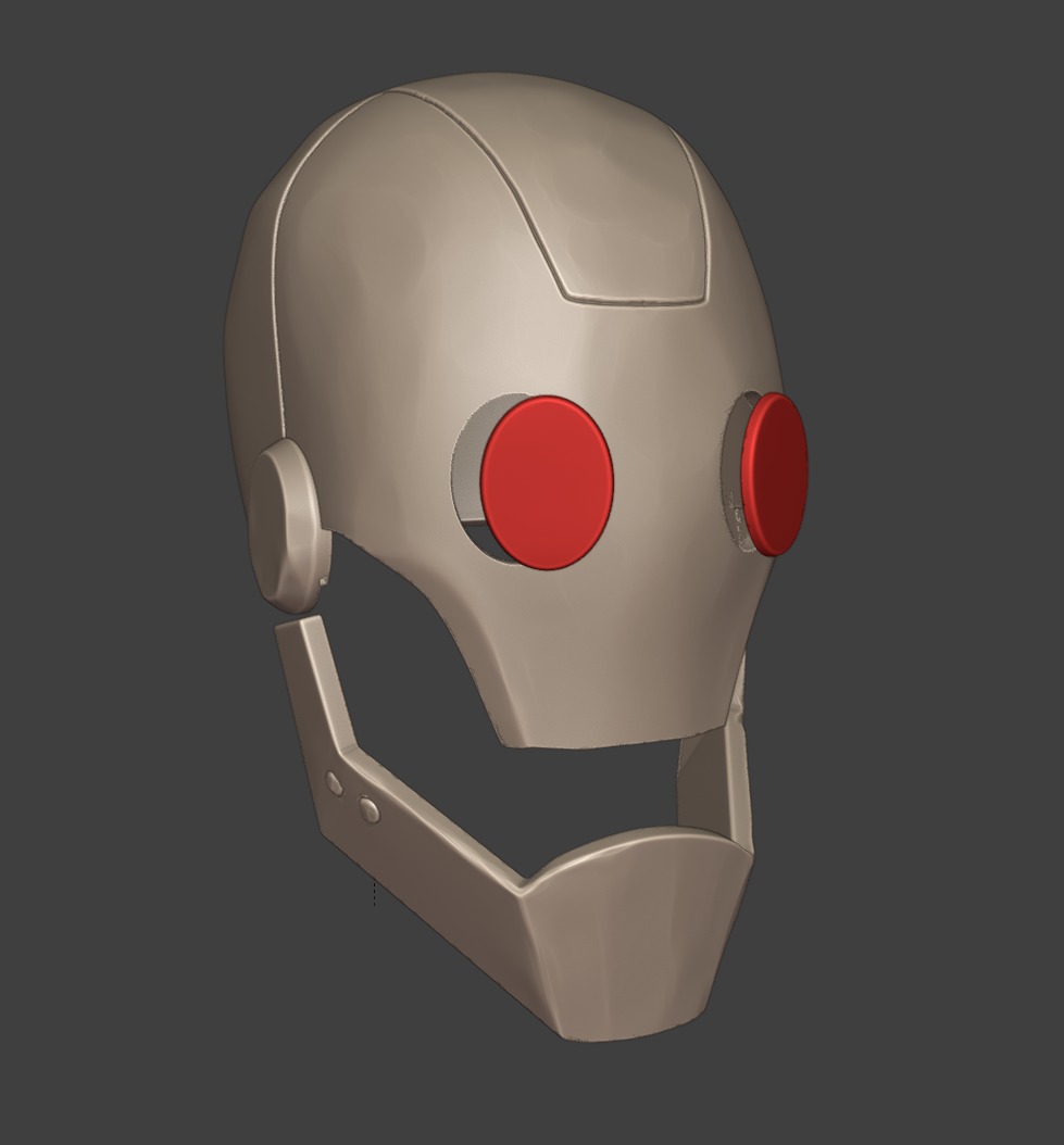 GI robot mask  Creature Commandos show  3D print model_10